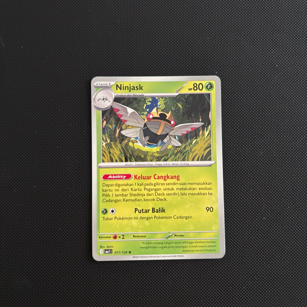 Ninjask 017/126 Indonesia Pokemon TCG