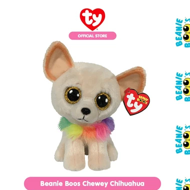 TY Toys Beanie Boos Chewey Chihuahua M - Boneka Anjing Chihuahua