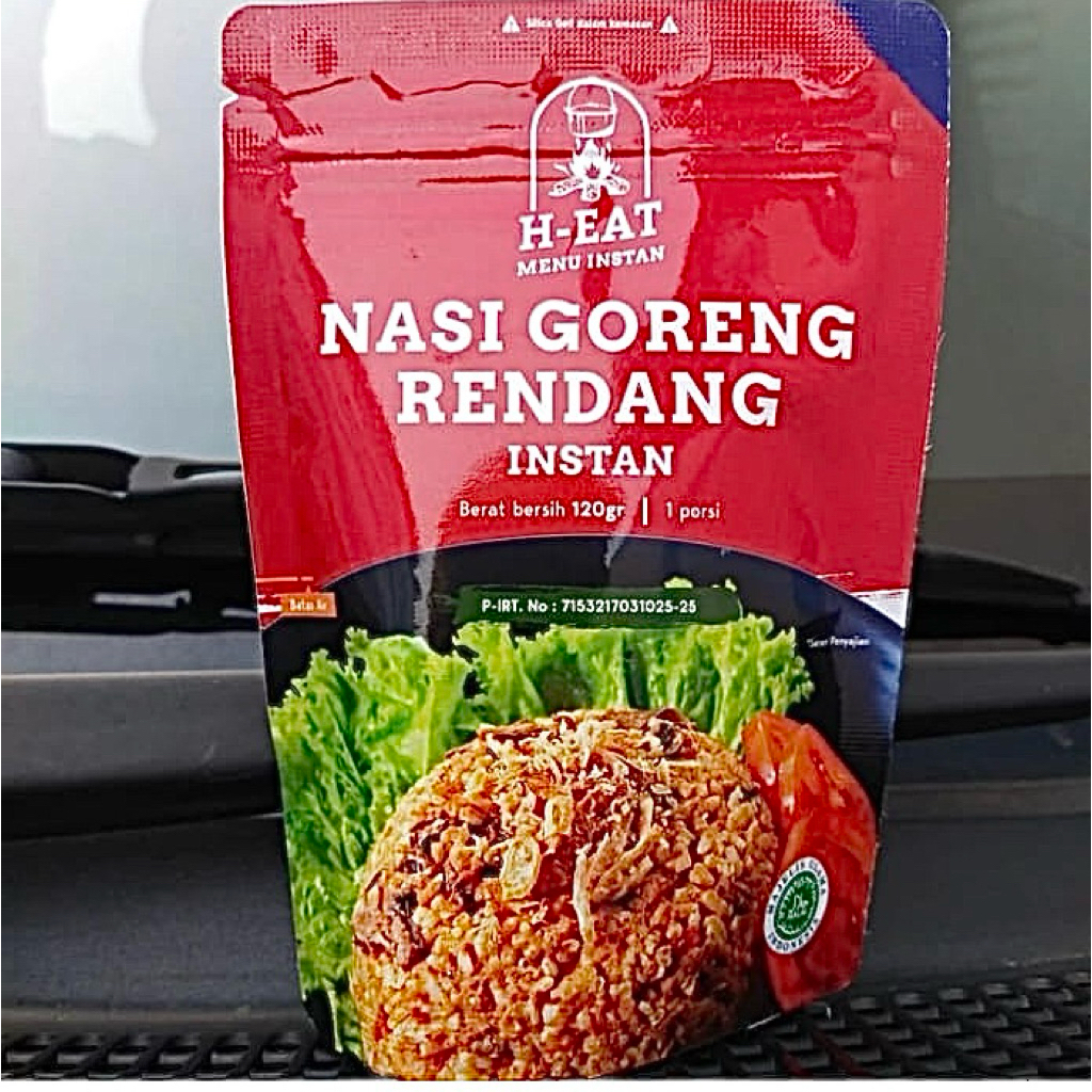 H-EAT Makanan Instan H EAT Makanan Gunung Nasi goreng rendang