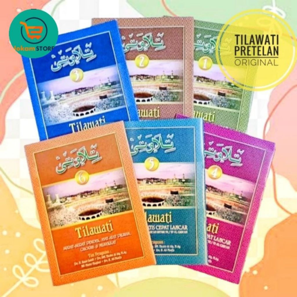 TILAWATI JILID 1 SAMPAI 6 PRETELAN