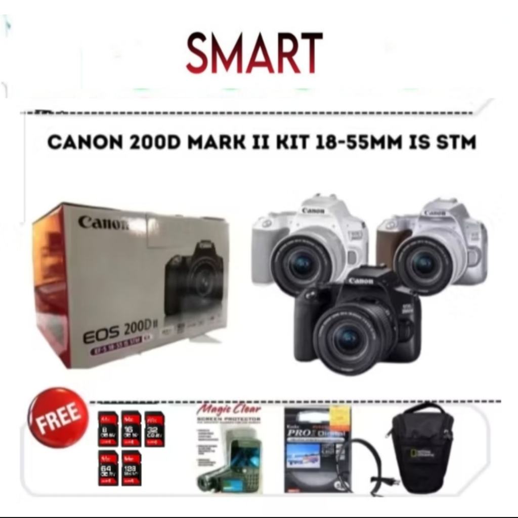 Canon EOS 200D Mark II KIT 18-55mm IS STM / CANON EOS 200D MARK 2 KIT 18-55MM