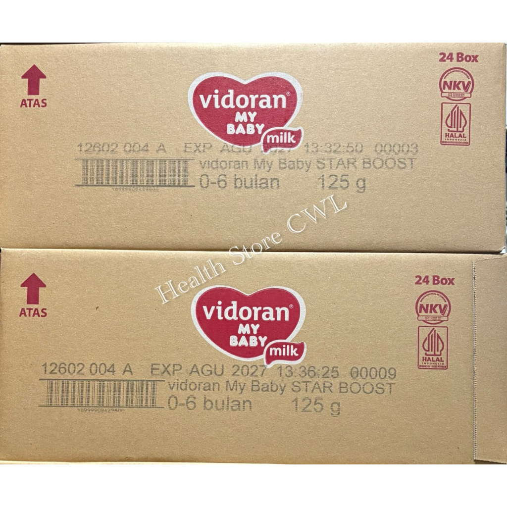 VIDORAN MY BABY 0-6 BULAN (24 PCS) [1 KARTON]