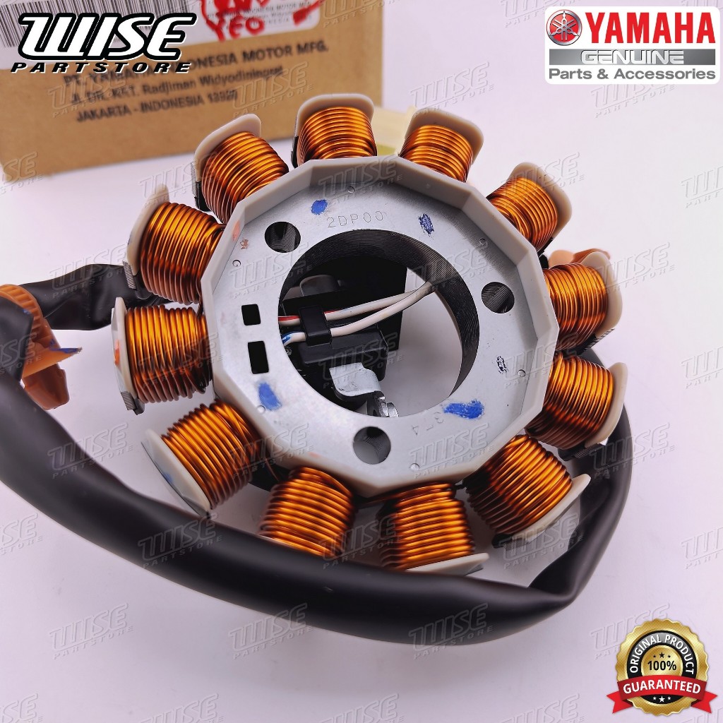 SPUL STATOR ASSY PENGISIAN GENERATOR YAMAHA NMAX 155 OLD LAMA 2015 2016 2017 2018 2019 ORIGINAL YGP 