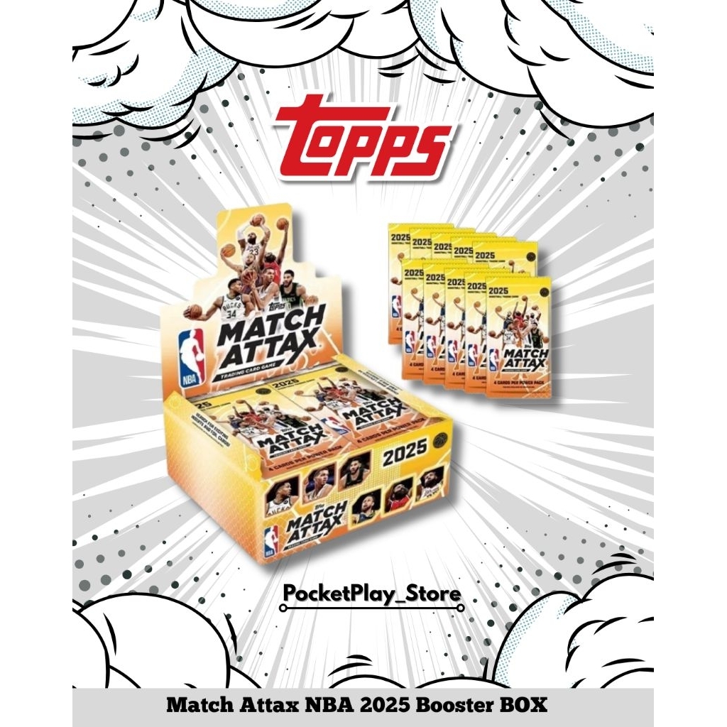 2025-26 Topps Match Attax NBA Power Pack Box