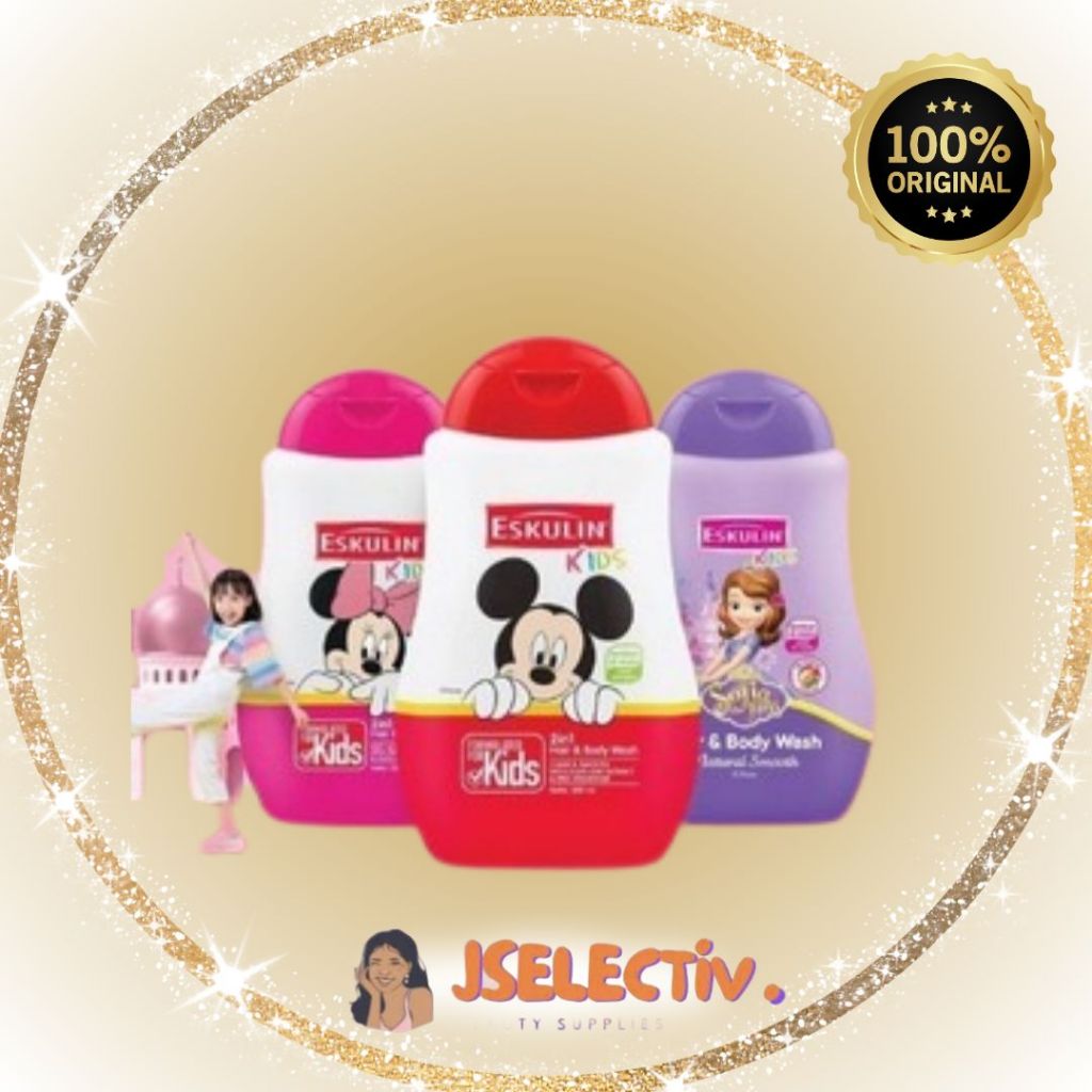 ESKULIN KIDS HAIR & BODY WASH // JSELECTIV X JHON KOSMETIK // Sabun Mandi Anak ESKULIN - ORI️ BPOM C