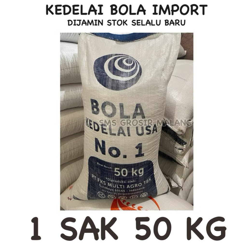 KEDELAI BOLA 1 SAK / DELE BOLA / KEDELAI TEMPE / KEDELAI TAHU / 50 K