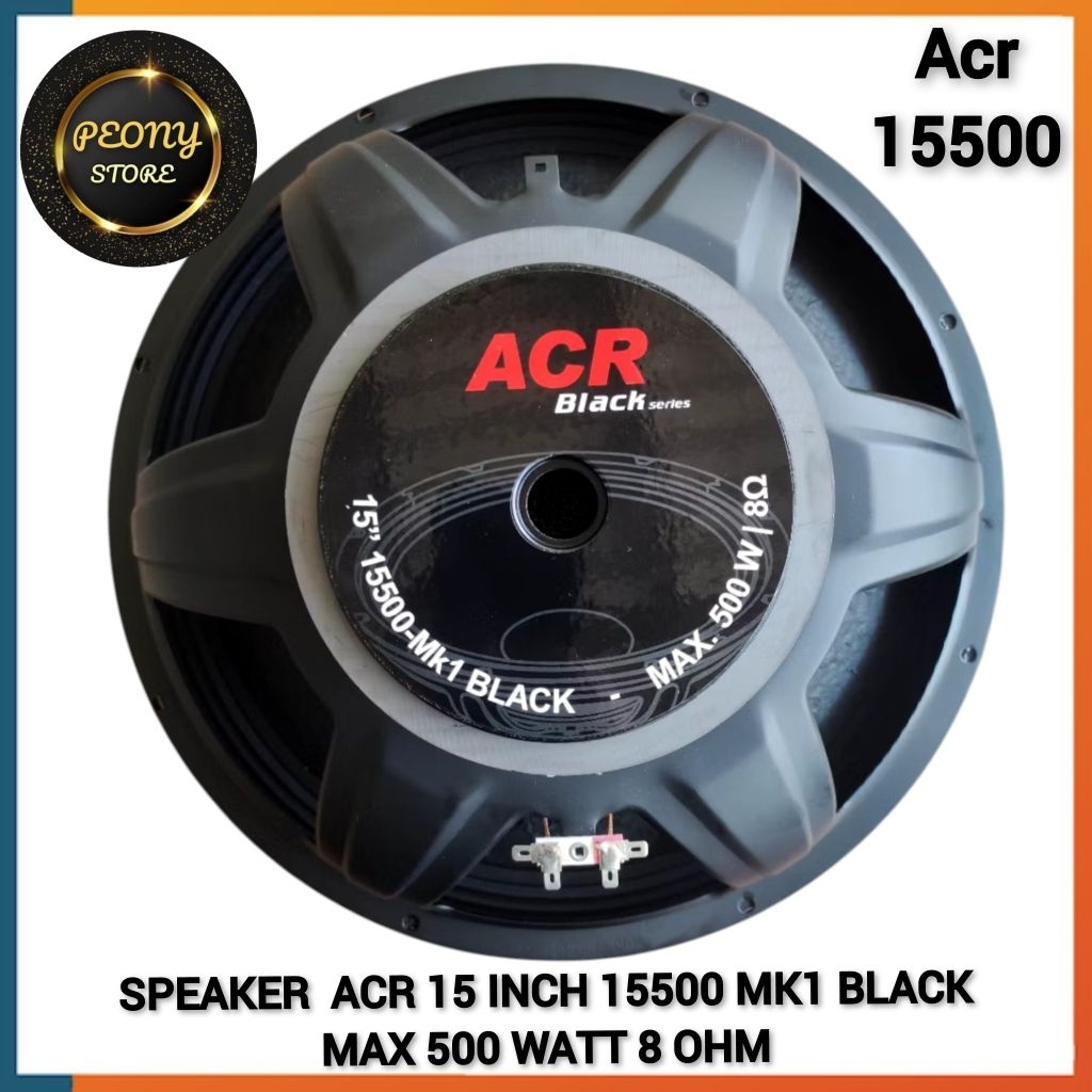 SPEAKER ACR 15 INCH 15500 MK1 / SPEAKER ACR 15500 MK1 15in FULL RANGE 500 WATT ORIGINAL