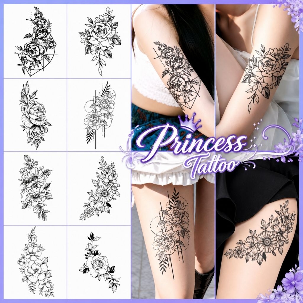 TATTO | Tatto semi permanent | Fruit ink tatto | Tatto flower | Tatto tahan air