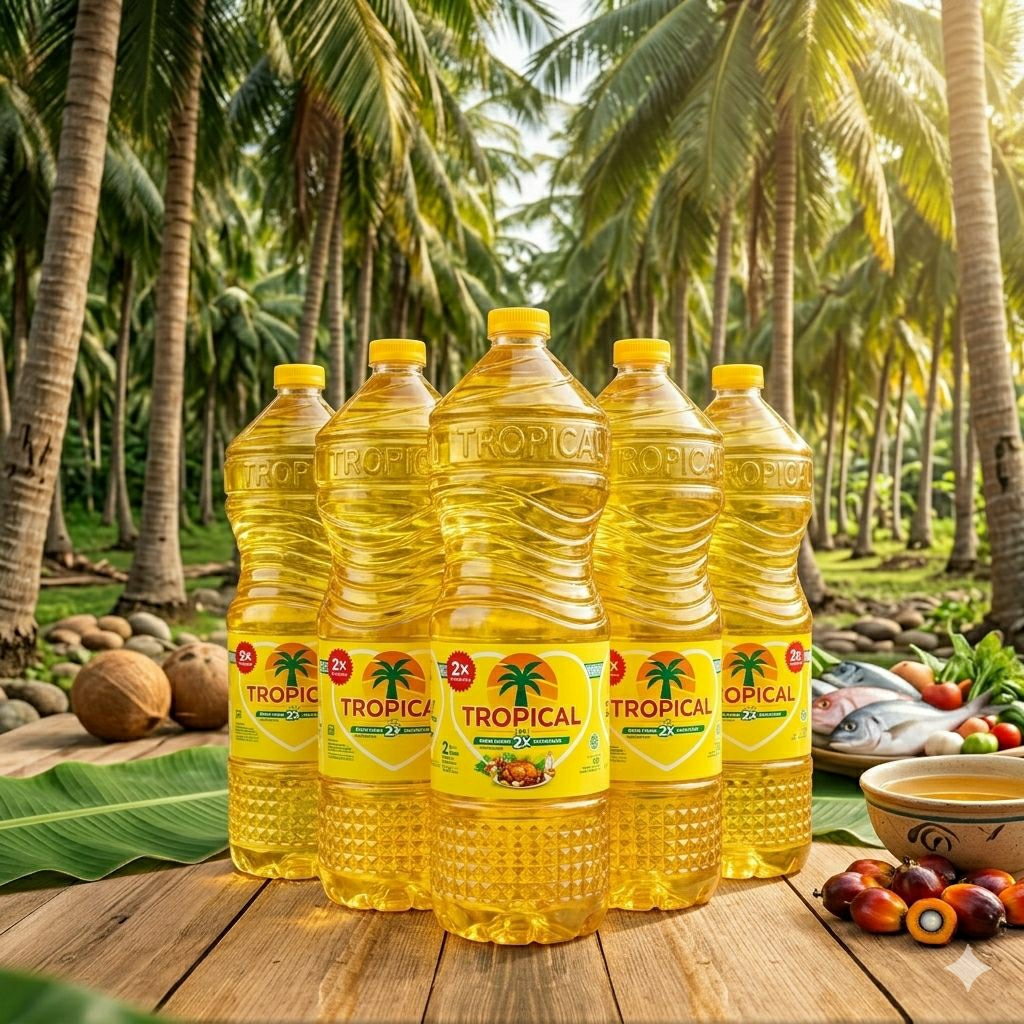 BEST SELLER Minyak Goreng Tropical 1L Isi 12 Botol (1 Dus) | Minyak Jernih Hemat & Gurih | Harga Gro