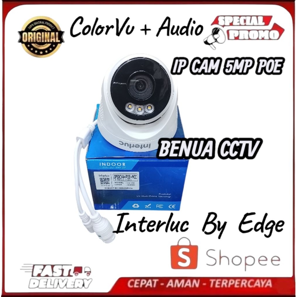 Cctv Indoor Ipcam Interluc 5MP - Ipcam cctv 5MP - cctv 5MP