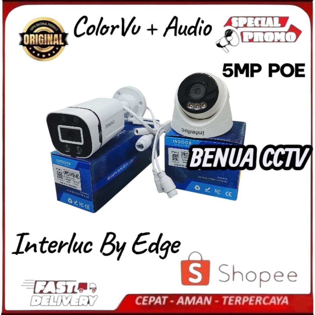 Ipcam Indoor Outdoor Colorvu 5MP Interluc Audio Colorvu - Cctv Ipcam Interluc 5MP Colorvu - Cctv Out