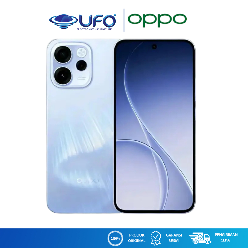 HANDPHONE OPPO RENO 15F 5G RAM12/256GB BIRU MUDA