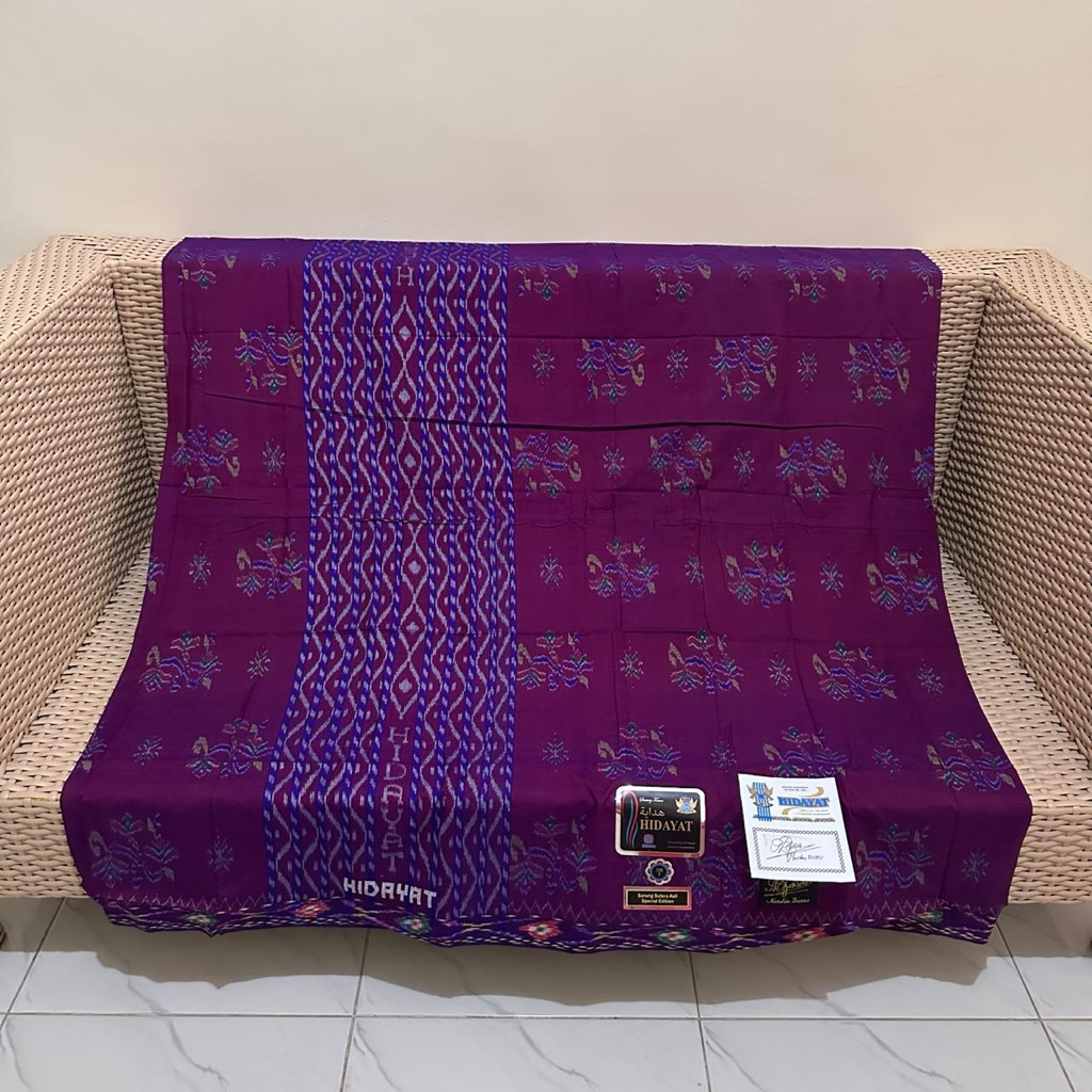 Sarung Tenun "HIDAYAT MST" FULL SUTRA 100%