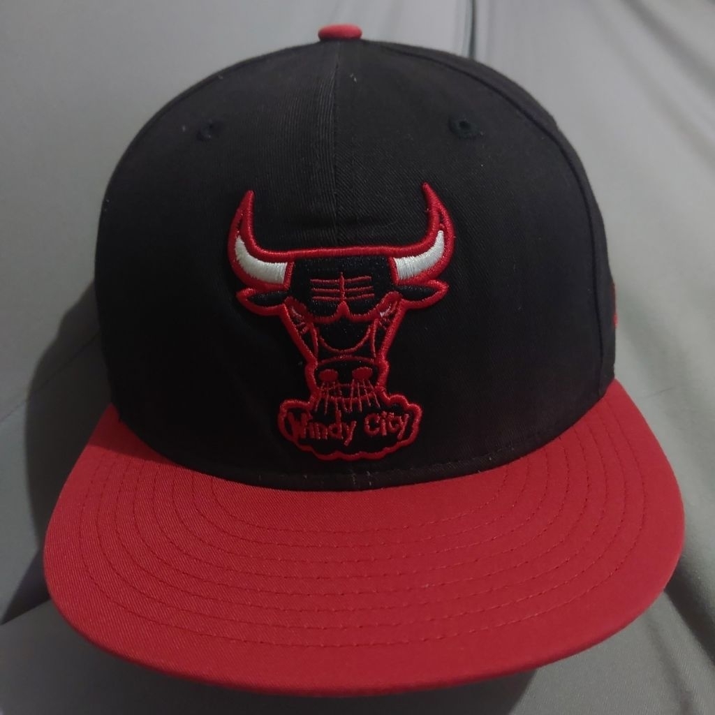 Topi New Era Chicago Bulls second