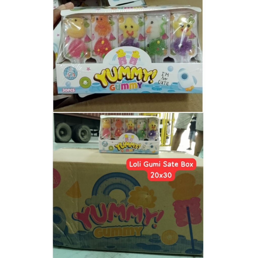 AAA PERMEN YUMMY GUMMY BOX/PERMEN LUNAK SATE ISI 30