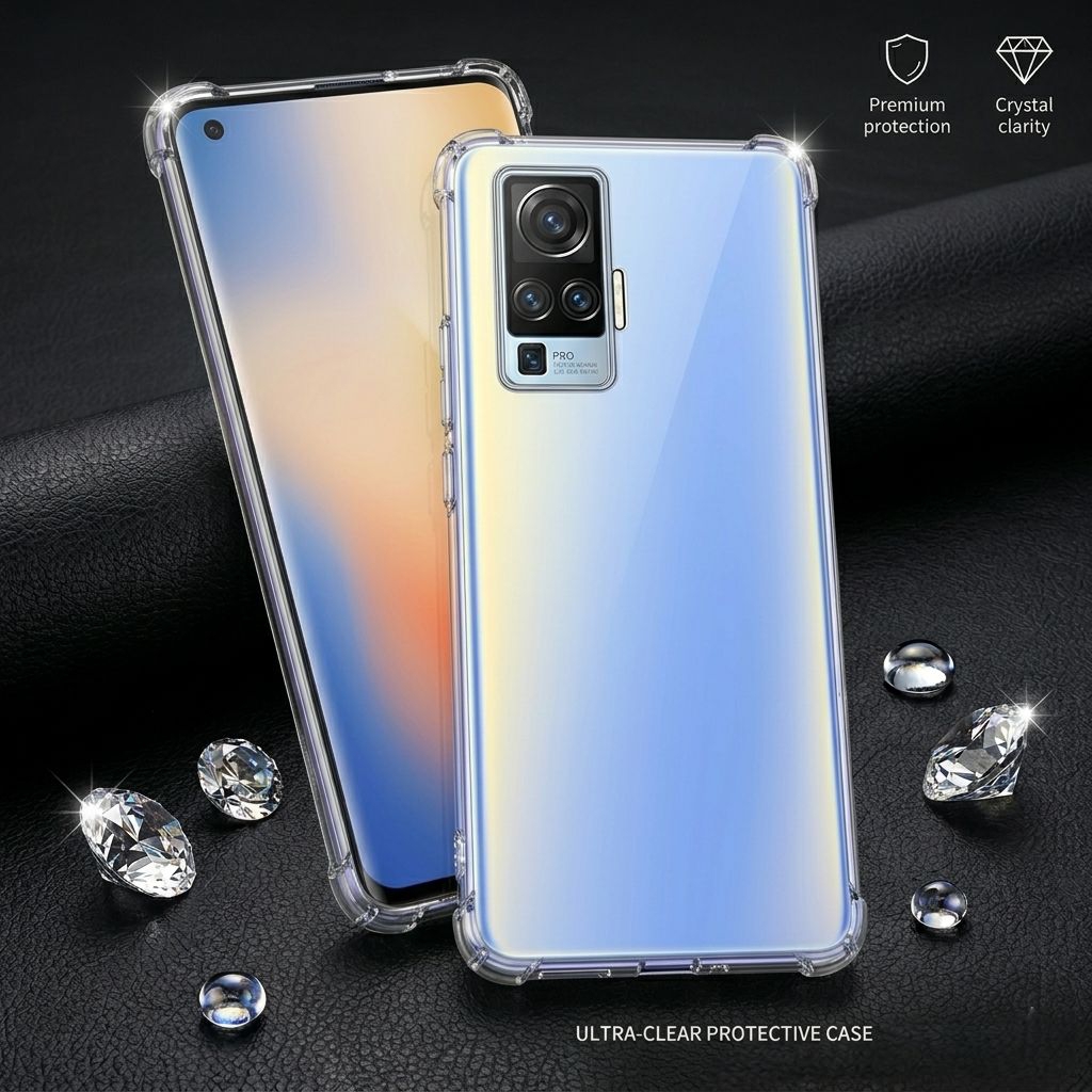 CASE FOR VIVO X50 X50 PRO / VIVO X60 X60 PRO / VIVO X70 X70 PRO / VIVO X80 X80 PRO ANTICRACK SOFTCAS