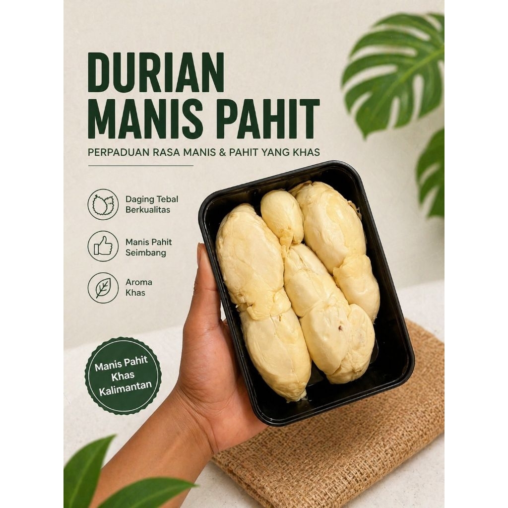 DURIAN MEDAN MANIS PAHIT//500 GRAM