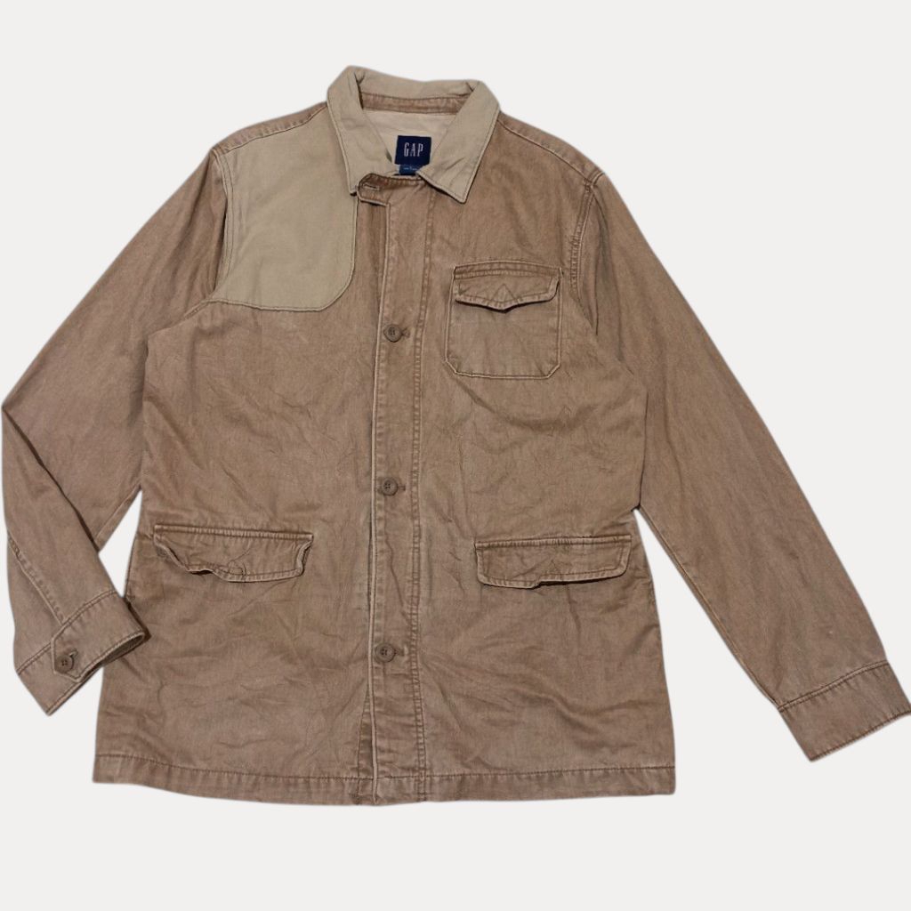 Coat GAP Vuntage Button Coat Multipocket Jacket