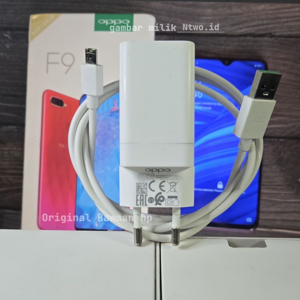 CAS CHARGER OPPO F9 VOOC ORIGINAL BAWAAN HP 18 WATT MIKRO USB SUPPORT OPPO F11 DAN TIPE SETARA LAINN