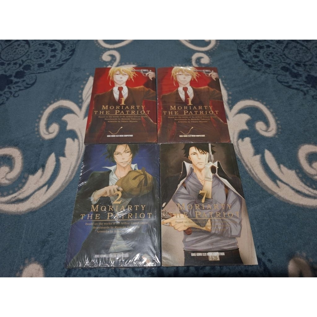 Komik Moriarty the Patriot cabutan vol 1, 2, 3, 4, 5, 6, 7