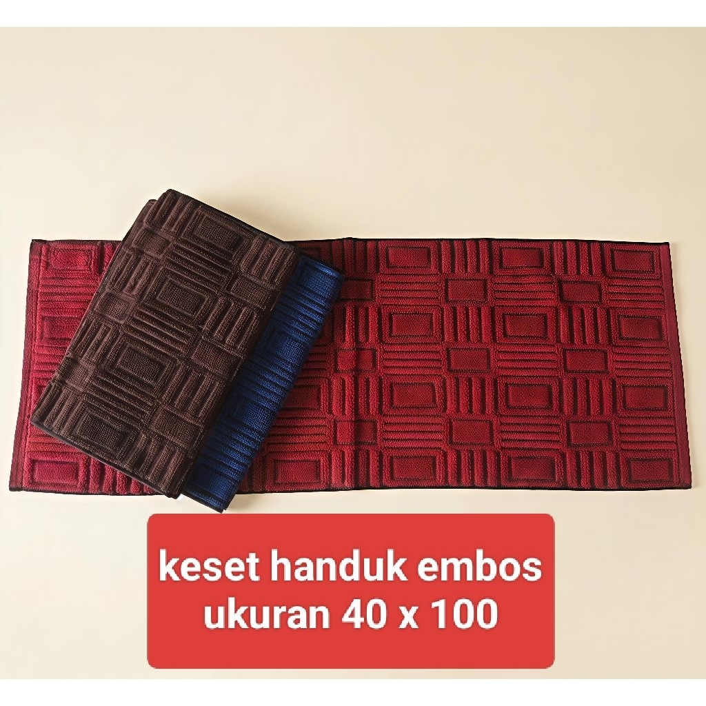 Keset Handuk Panjang 40 x 100 cm Menyerap Air/Keset Kamar Mandi/Keset Ruang Tamu/Keset Dapur/Keset T