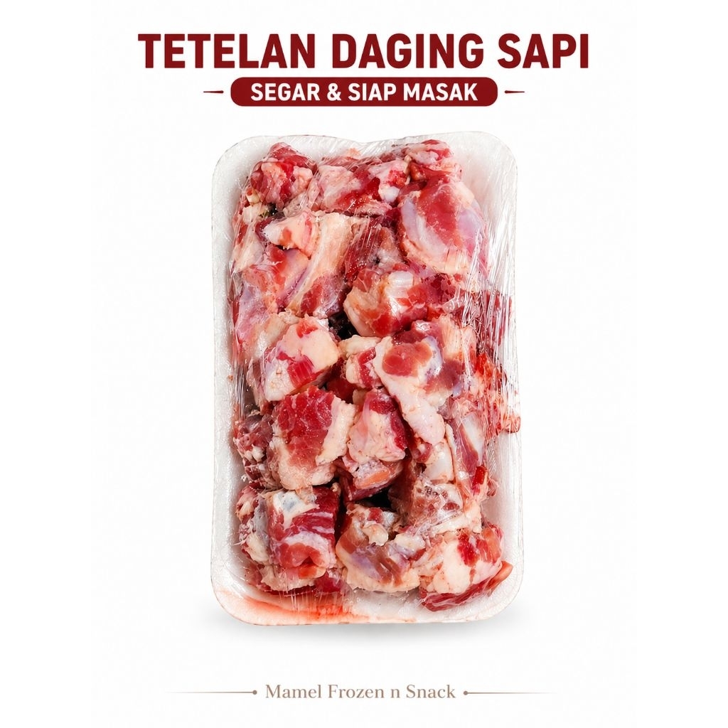 Tetelan Daging Sapi 500gr Frozen