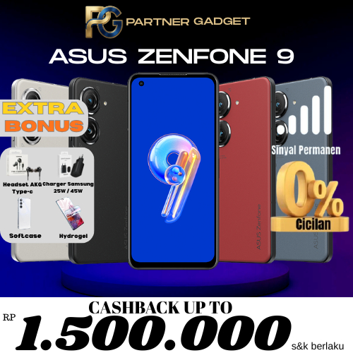 Asus Zenfone 9 6/128GB 8/256GB Garansi Resmi Indonesia Zenfone 8GB 6GB