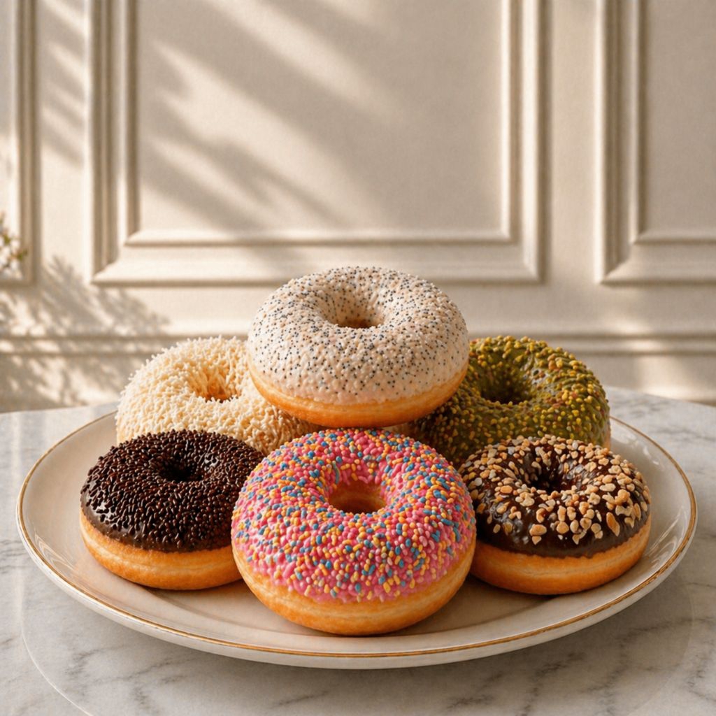 Replika Donat Hias Pajangan Etalase Toko Cafe Dessert Props