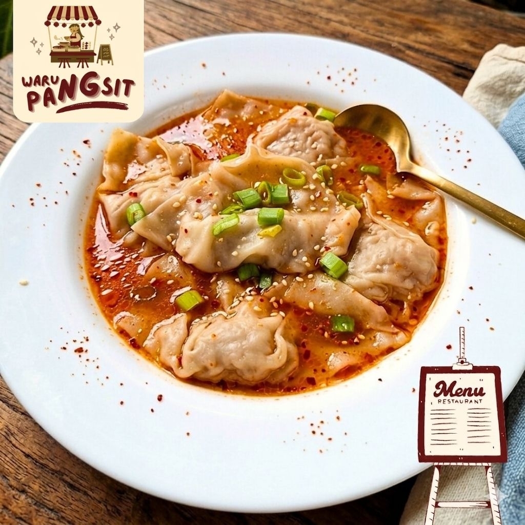 Pangsit Kuah Taichan Kuah Pedas | Wonton Ayam