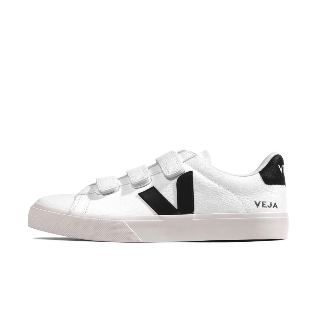 Veja Recife Chromefree Leather White Black