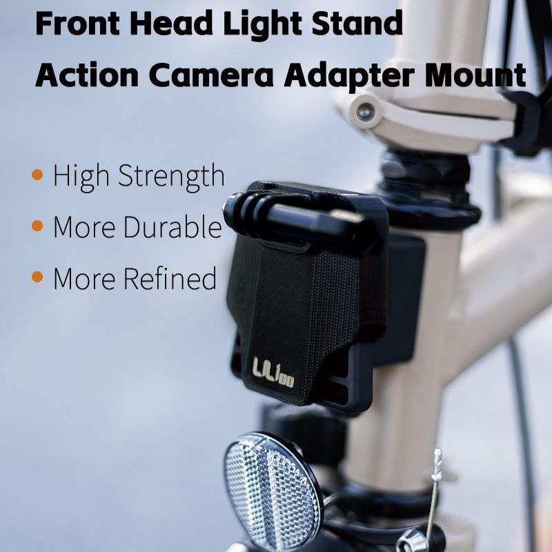 LILIoo Braket Action Cam / Senter untuk di Front Block Sepeda Lipat Folding Bike Lamp Stand Action C