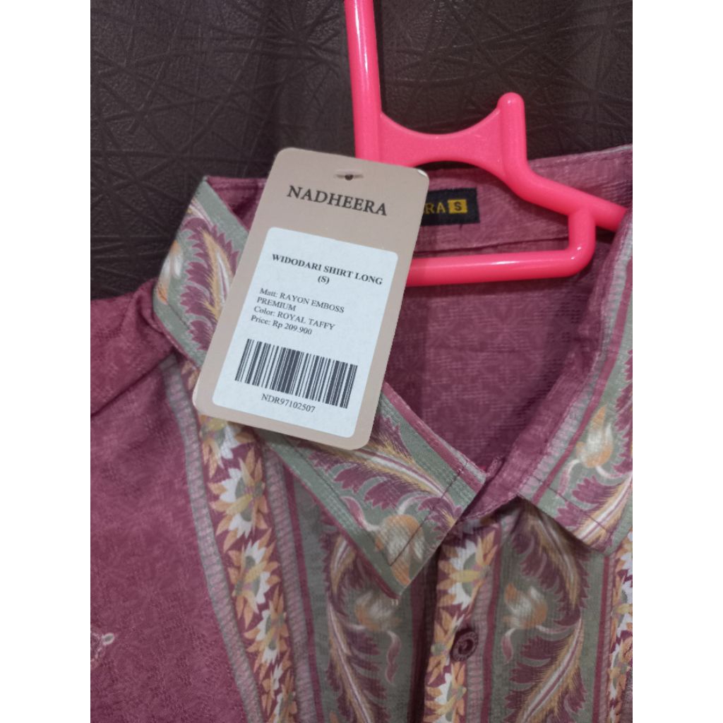 kemeja batik nadheera butik
