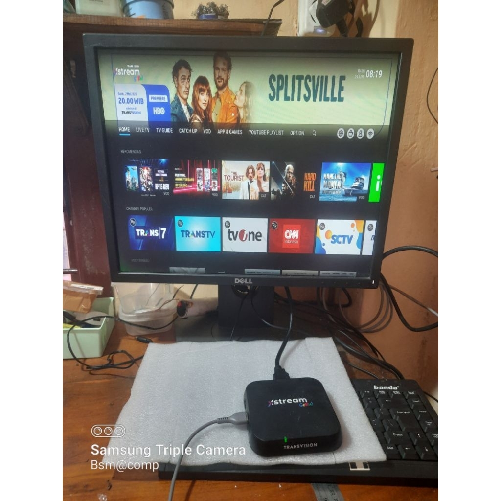 STB XSTREAM SERU TANAKA DM12 ori bawaan belum diroot unit saja