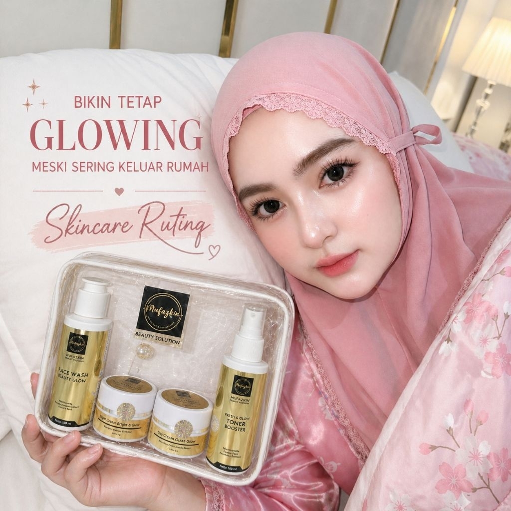 Skincare 1 Set Lengkap Pemutih Wajah Cepat Glowing Permanen BPOM skincare premium whitening original