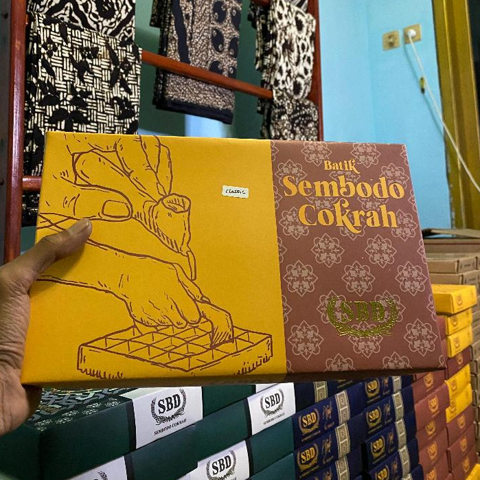 SEMBODO KLASIK - Sarung Batik Sembodo Cokrah Katun Cap Pekalongan