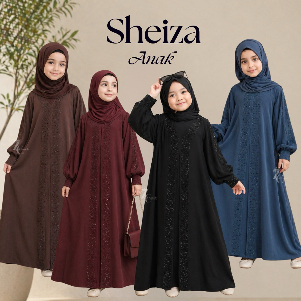 ABAYA KIDS ELEGANT { SHEIZA KIDS }by zainab collection