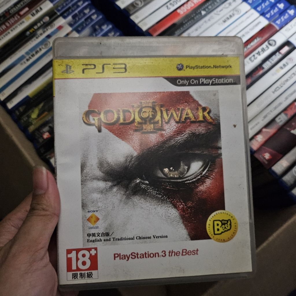 ps3 bd kaset god of war 3 murah jual cepat