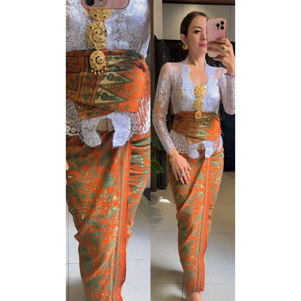 Kamen paris solo set selendang original by Djuwita Kebaya