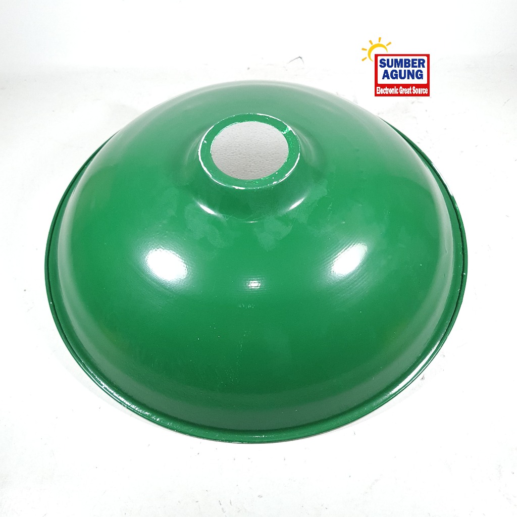 Cosco Kap Hijau Besar Kap Tiang Lampu Jalan Fitting E27 Lampu Outdoor Alumunium Anti Karat