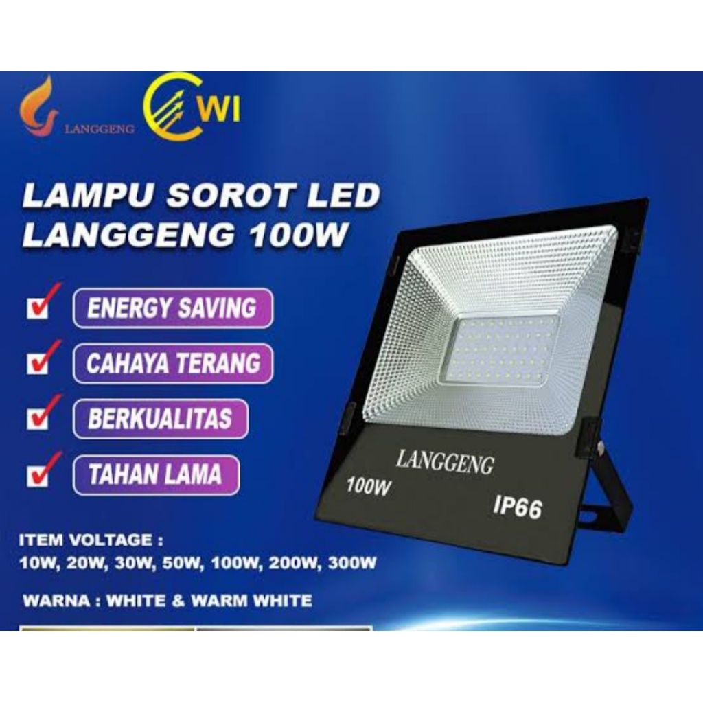LANGGENG KAR SOROT LG-30,100,200W PUTIH
