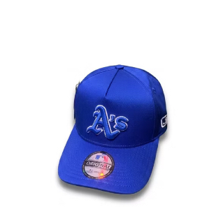 TOPI BASEBALL MLB A’S LOGO ORIGINAL BLUE CAPS / TOPI PRIA WANITA / BEST SELLER BISA COD