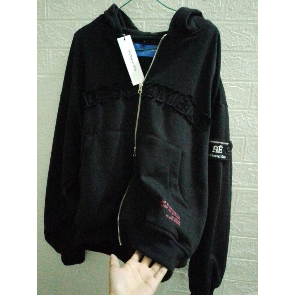 w essentials wormhole double zip jacket