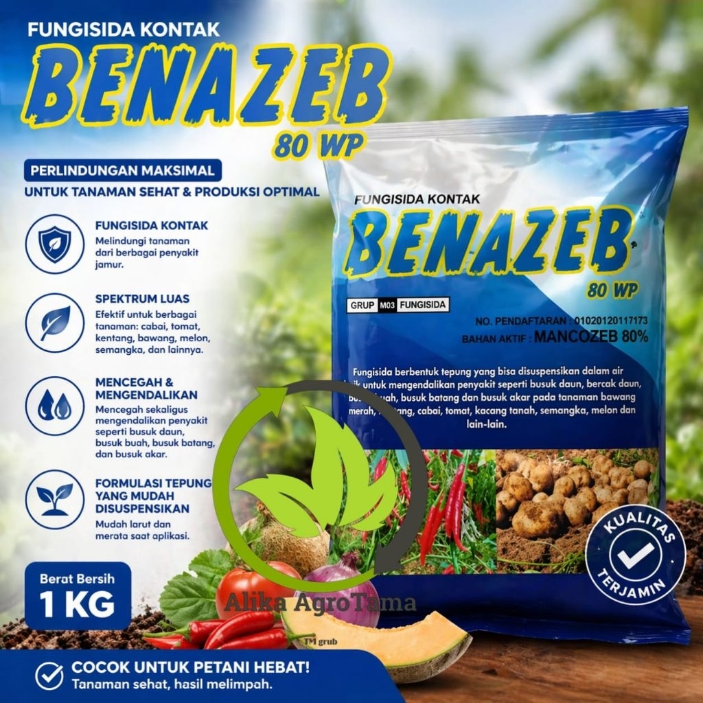 Fungisida Kontak BENAZEB 1kg
