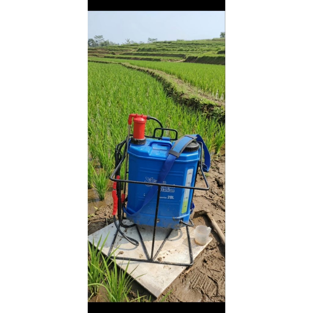 penyanggah mesin semprot pertanian/stand sprayer/rumah mesin sprayer