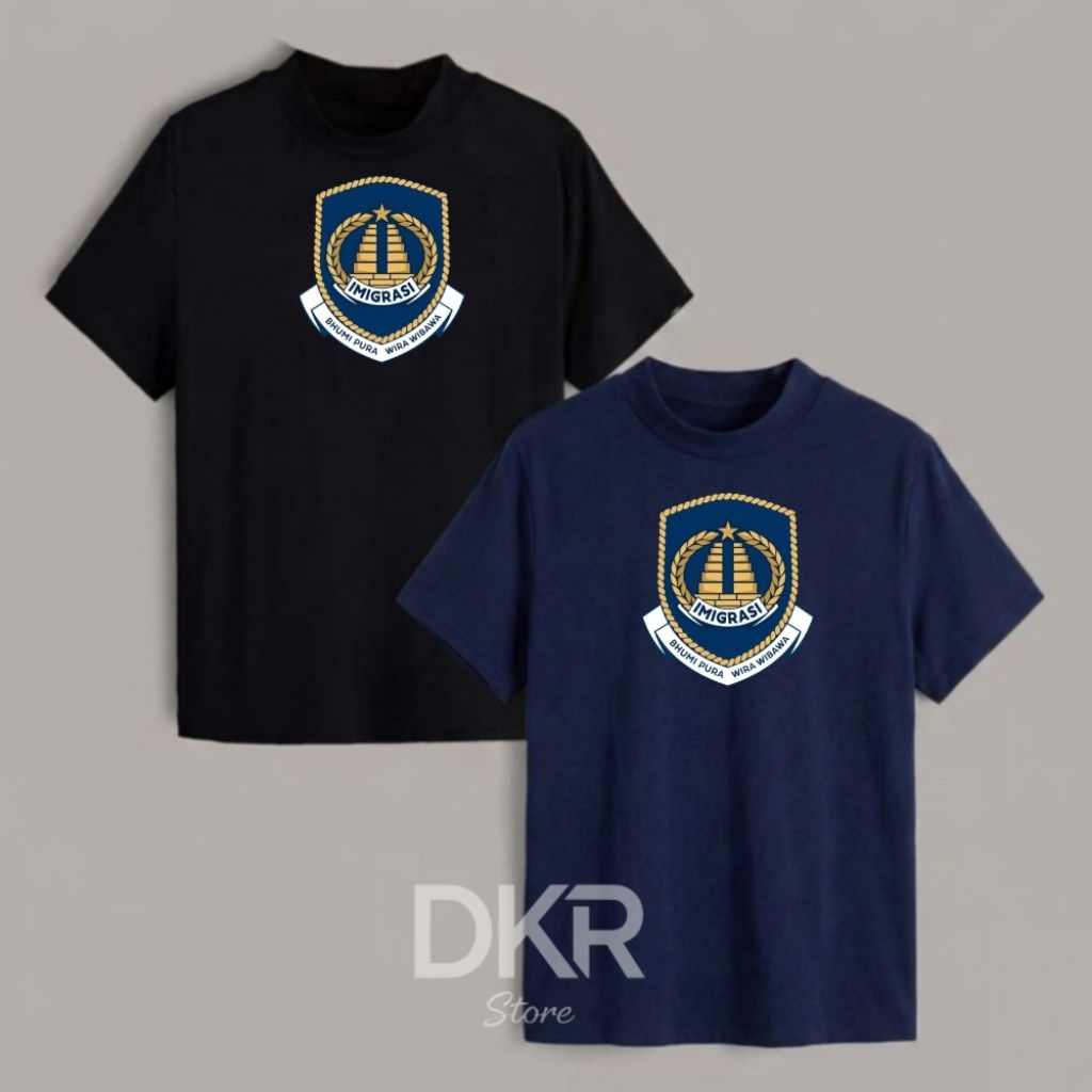 Kaos IMIGRASI Baju Tshirt IMIGRASI Kaos Oblong IMIGRASI uk S - 3XL