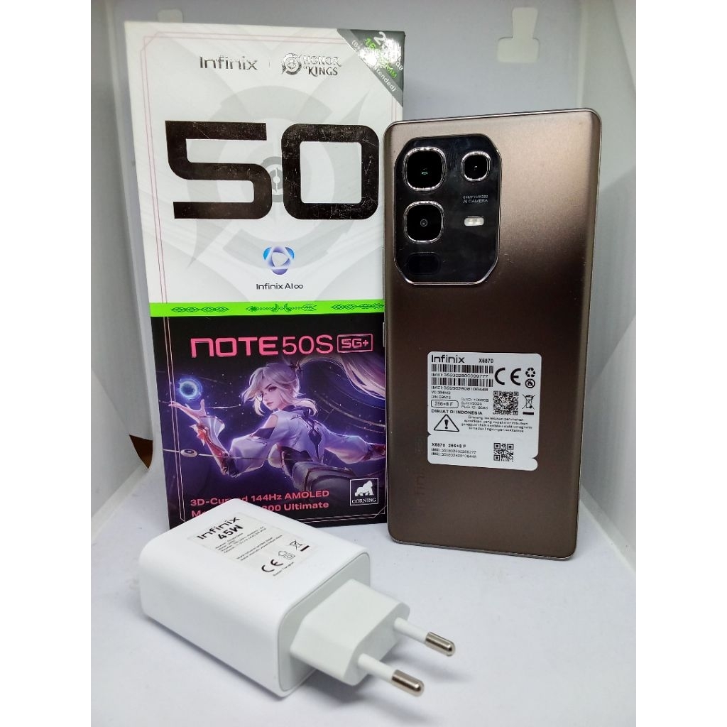 Infinix Note 50S 5G+ 8/256GB - Mountain Shade ( Bekas/Second )