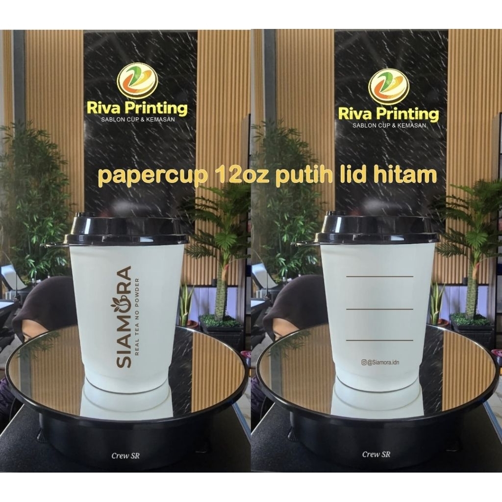 paper cup 12oz datar+tutup