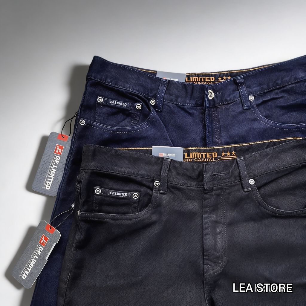 GF LIMITED!!! Celana Jeans Premium Original Pria Regular Fit  Kain Non Strech 28-38