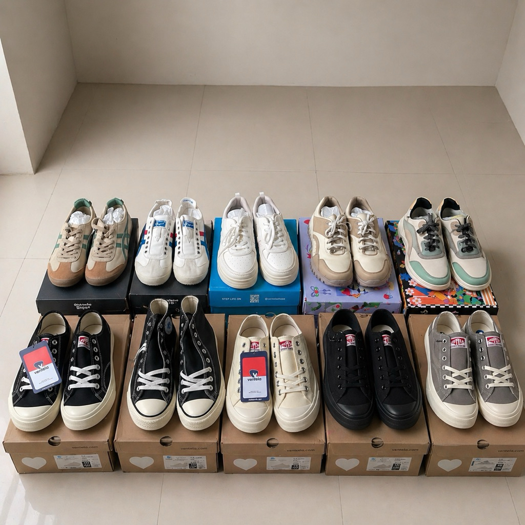 (FREE KAOS KAKI) SEPATU UNDER 200RIBU (VENTELA, ADORABLE PROJECT, KRONIKEL PROJECT, ONITSUKA TIGER)