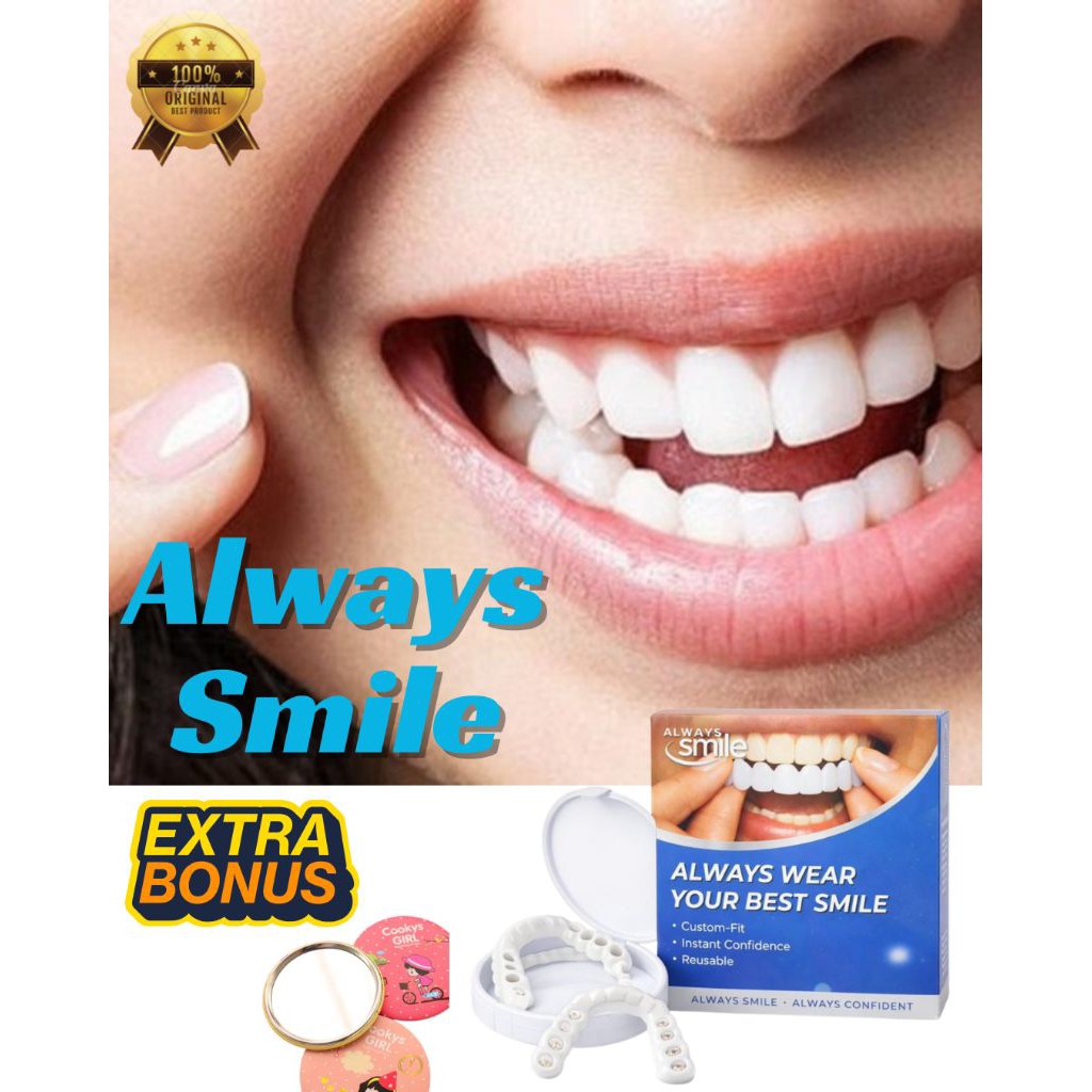 SNAP ON SMILE  ALWAYS SMILE GIGI PALSU INSTAN NEW